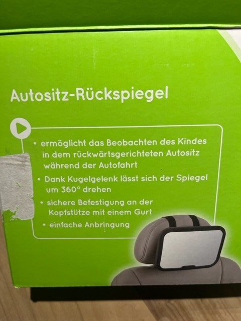 Spiegel: Autositz-Rückspiegel – Neu und originalverpackt aus Altbüron von Februar26 2
