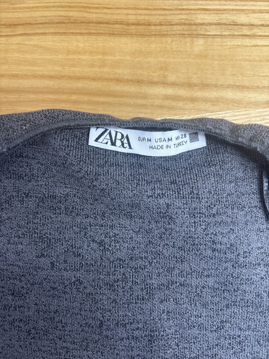 Zara Top: Zara Sleeveless Top - Grey, Size M – Usato da Erlenbach ZH venduto da Ma.Pi 2