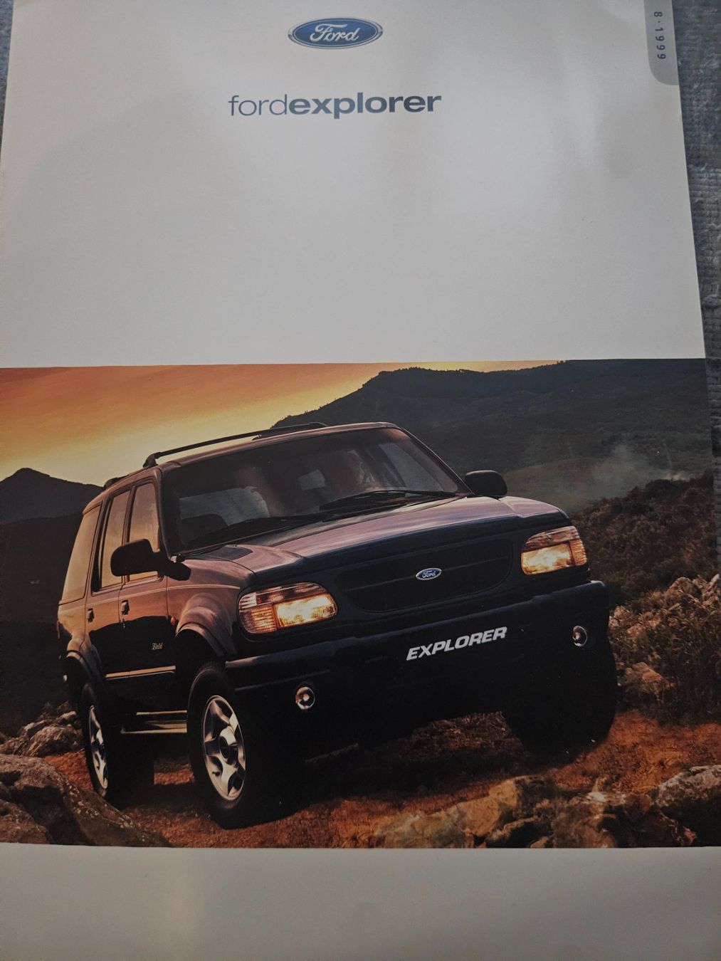 Ford Documenti: Ford Explorer 4.0   Prospekt 1999  xx – Usato da Flawil venduto da sr1_f6st