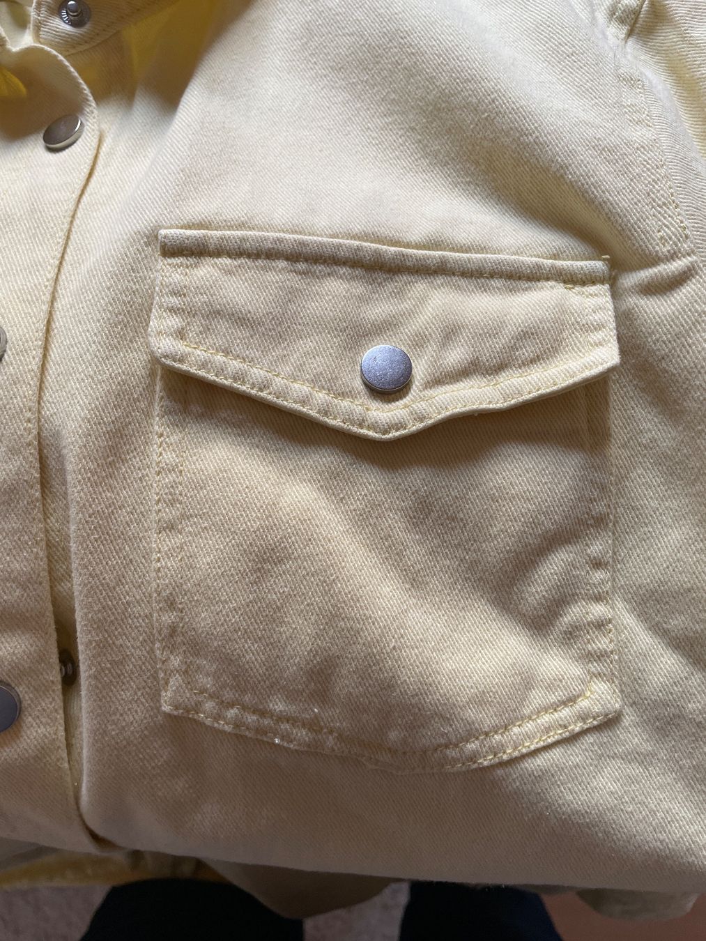 C&A Giacche: Neue Blusen-Jacke oversize (40), hellgelb – Nuovo e nell'imballaggio originale da Eiken venduto da Kermit60 2