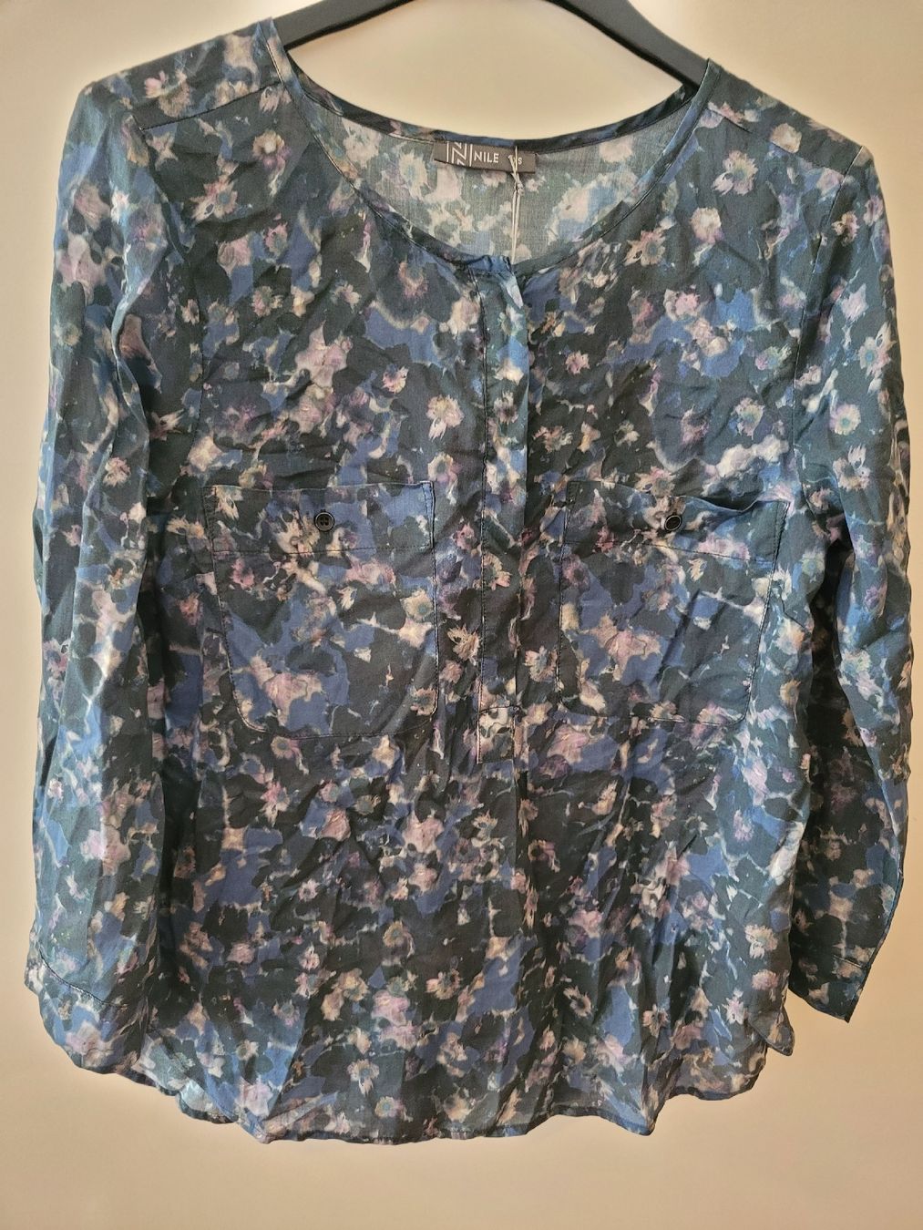 Nile Camicette: nile bluse, neu, gr.xs, midnight – Nuovo e nell'imballaggio originale da Urdorf venduto da Mico.I
