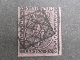 Briefmarken Italien, Italienische Staaten Parma 1852
