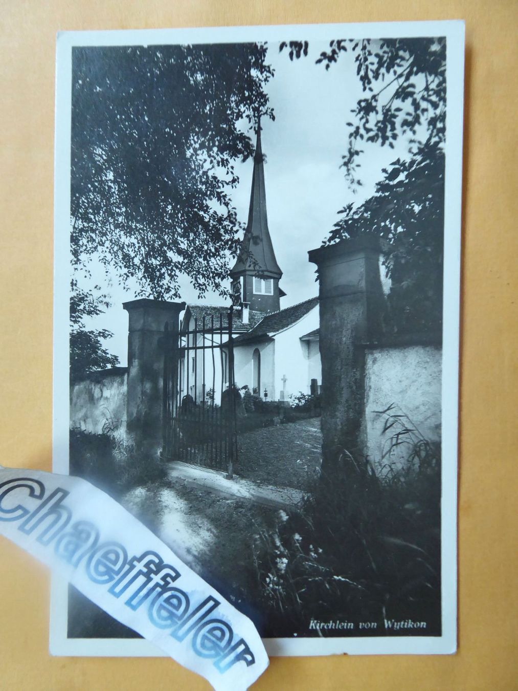 Ansichtskarten: Kirchlein von Wytikon – Neu (gemäss Beschreibung) aus Zürich von Chaeffeler