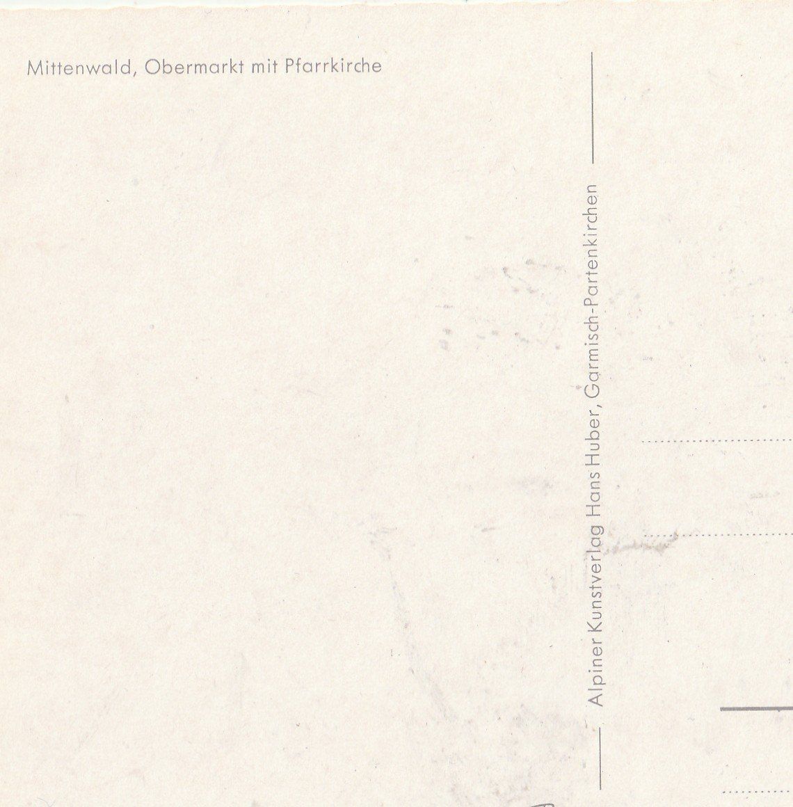 Cartoline postali: Mittelwald  Obermark Pfarkirche – Usato da Lumbrein venduto da made02 1