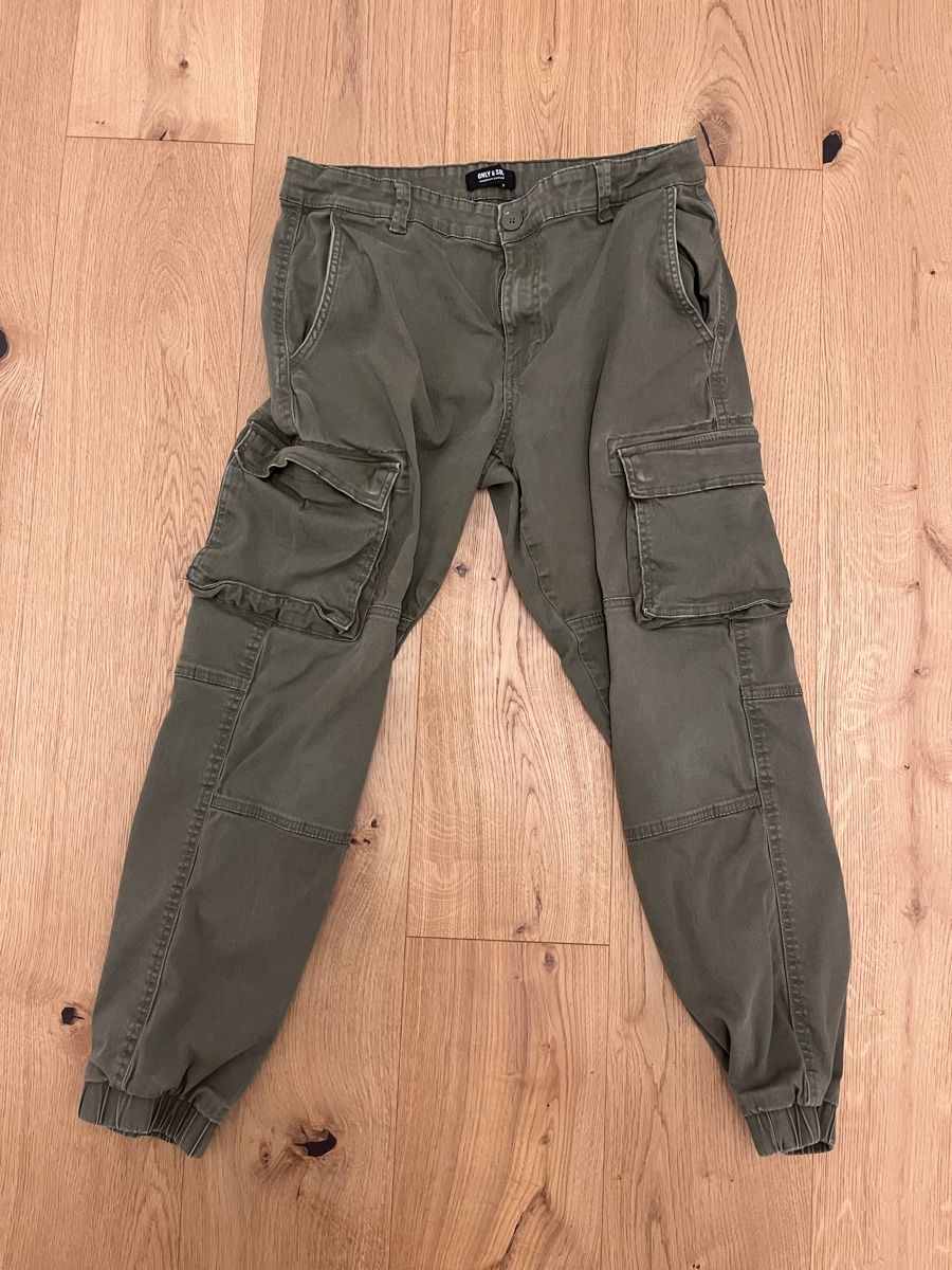 Pantaloni: Cargohose, W32/L32, Khaki – Usato da Widnau venduto da FabFo94
