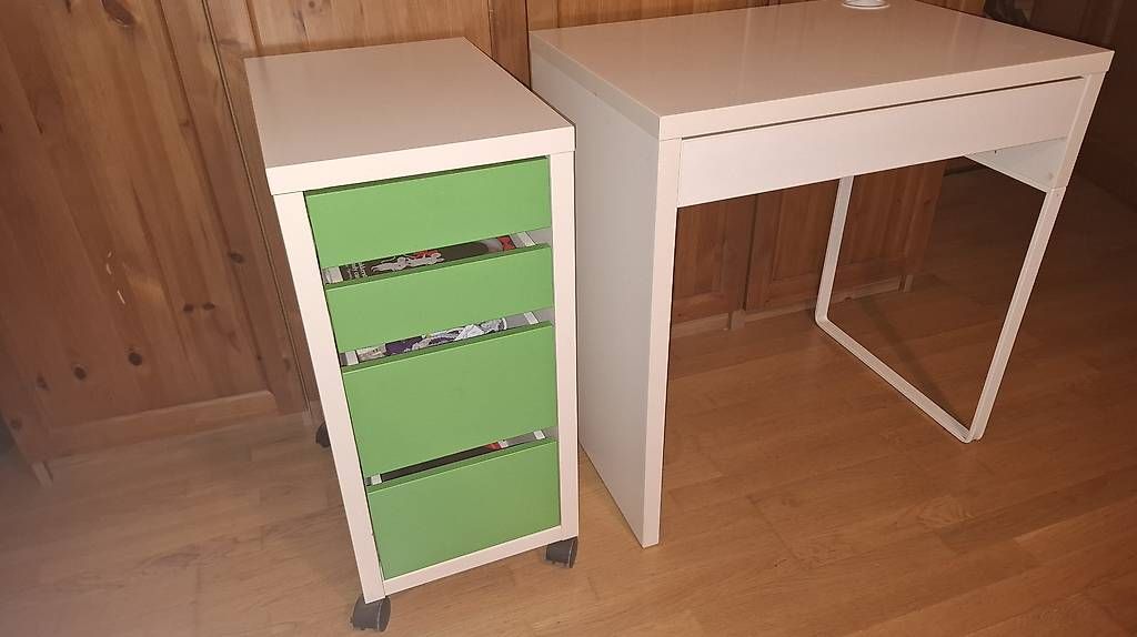 Scrivanie: Ensemble bureau et meuble tiroir IKEA – Usato da Essertes venduto da ast_mk5t 1