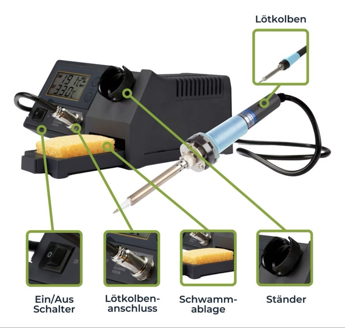 Alle Werkzeuge: Velleman Lötstation mit LCD – Neu (gemäss Beschreibung) aus Seedorf UR von Speedtrans74 1