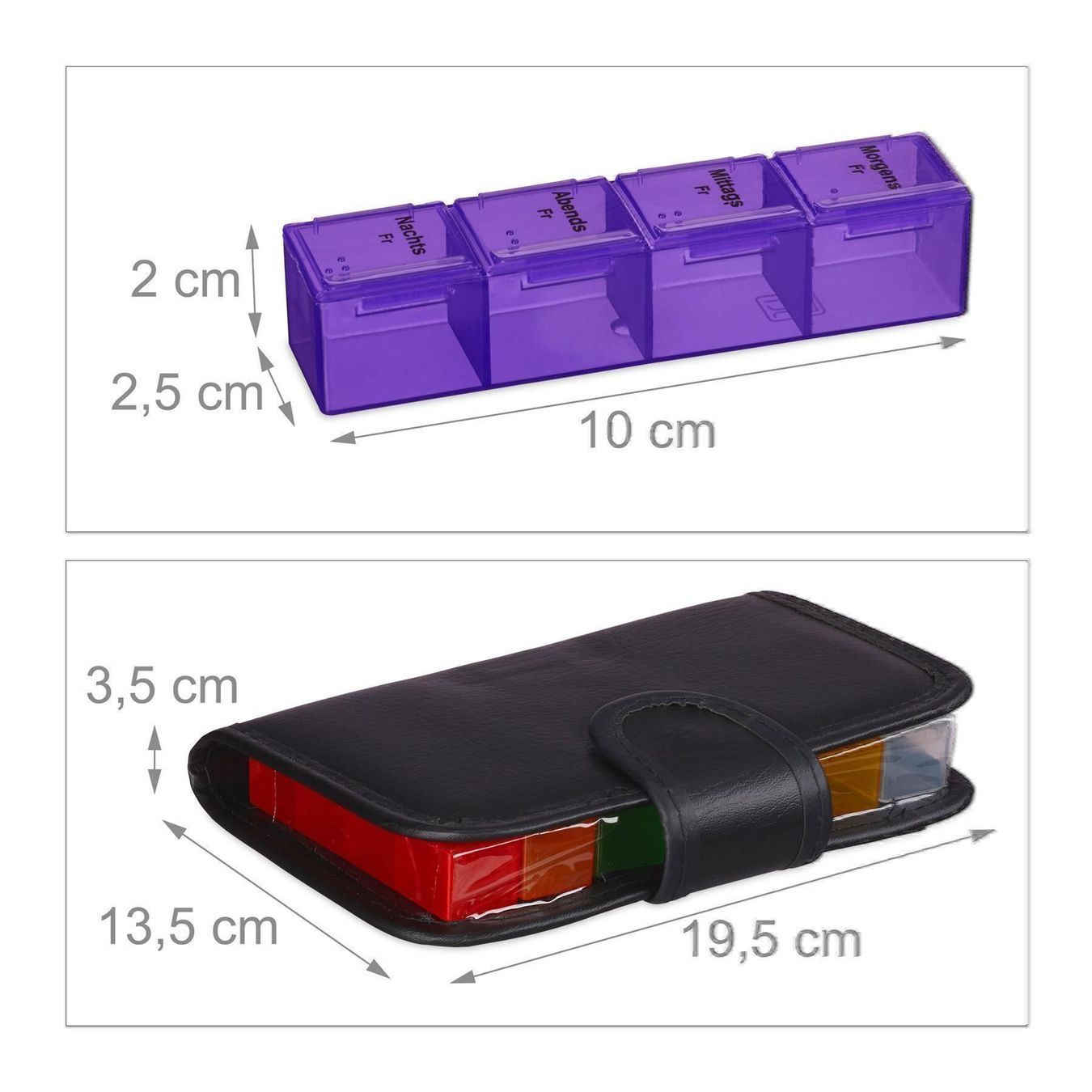 Altro in Cosmetici & Cura: TABLETTENBOX 7 TAGE MIT ETUI – Nuovo e nell'imballaggio originale da Gerlafingen venduto da Tsuru 3