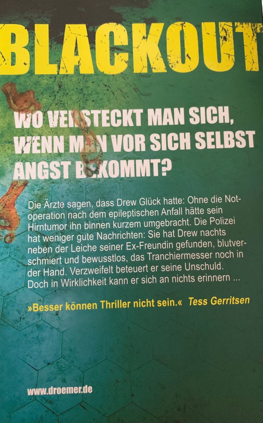 Libri: Gregg Hurwitz - Blackout – Usato da Zäziwil venduto da kreative-ideen 1