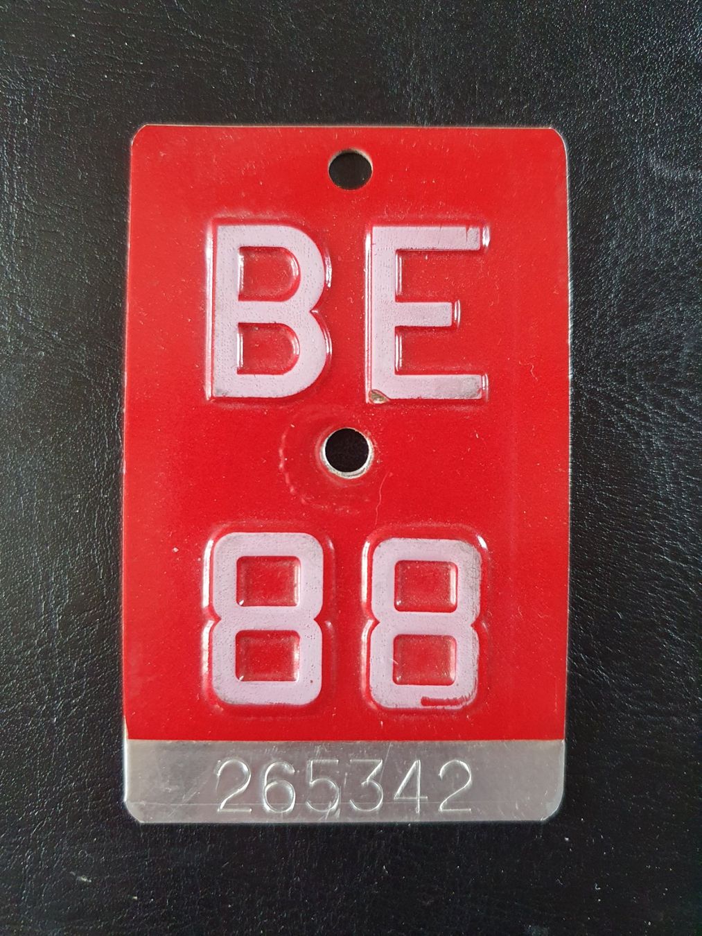 Insegne: Altes Veloschild BE 88 – Usato da Solothurn venduto da Daniel_SO