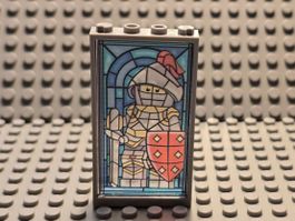 Lego Fenster 1x4x6 (60596) mit hellgrau Rahme