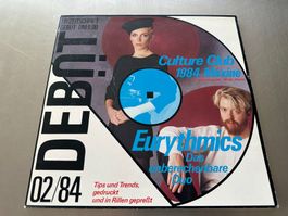 DEBUT LP / ZEITSCHRIFT AUSGABE 3 - EURYTHMICS - SIMPLE MINDS