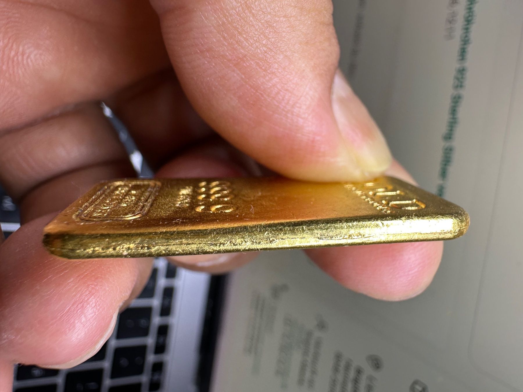 Edelmetalle: Gold barren – Replika – Neu (gemäss Beschreibung) aus Langenthal von Seelenfreunde 7