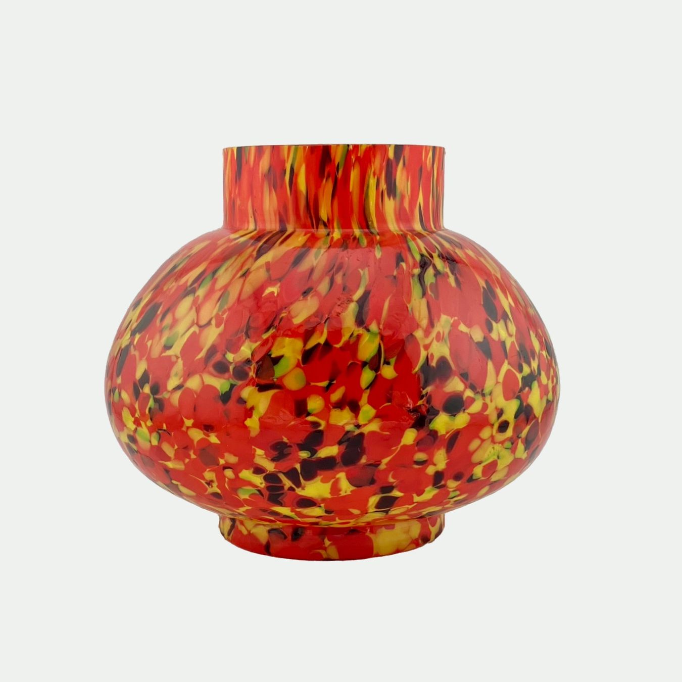 Vasi & Recipienti: Vase boule en verre soufflé moucheté – Usato da Lausanne venduto da Machins.trucs 6