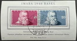 1948 IMABA Block sauber ⦿ SBK 90.- günstig