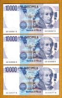Italien noten 3 stück UNC