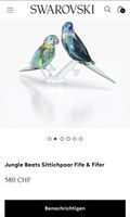 Swarovski 🦜Jungle Beats💎Sittichpaar Fife & Fifer