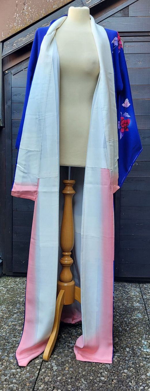 Kimono: Kimono bleu-violet – Nuovo (secondo la descrizione) da Fribourg venduto da VictoriaShop7 6