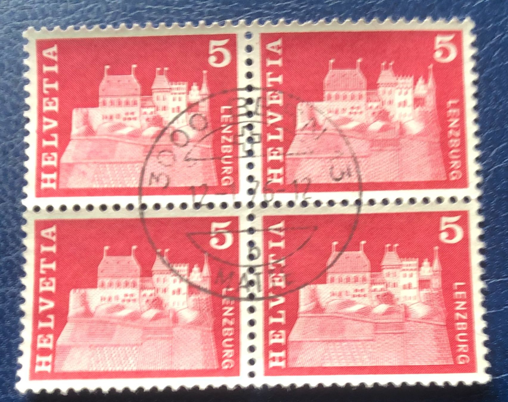 Tutti i francobolli: 4 er Block Nr.412 mit Vollstempel Bern – Usato da Aarau venduto da Billa007