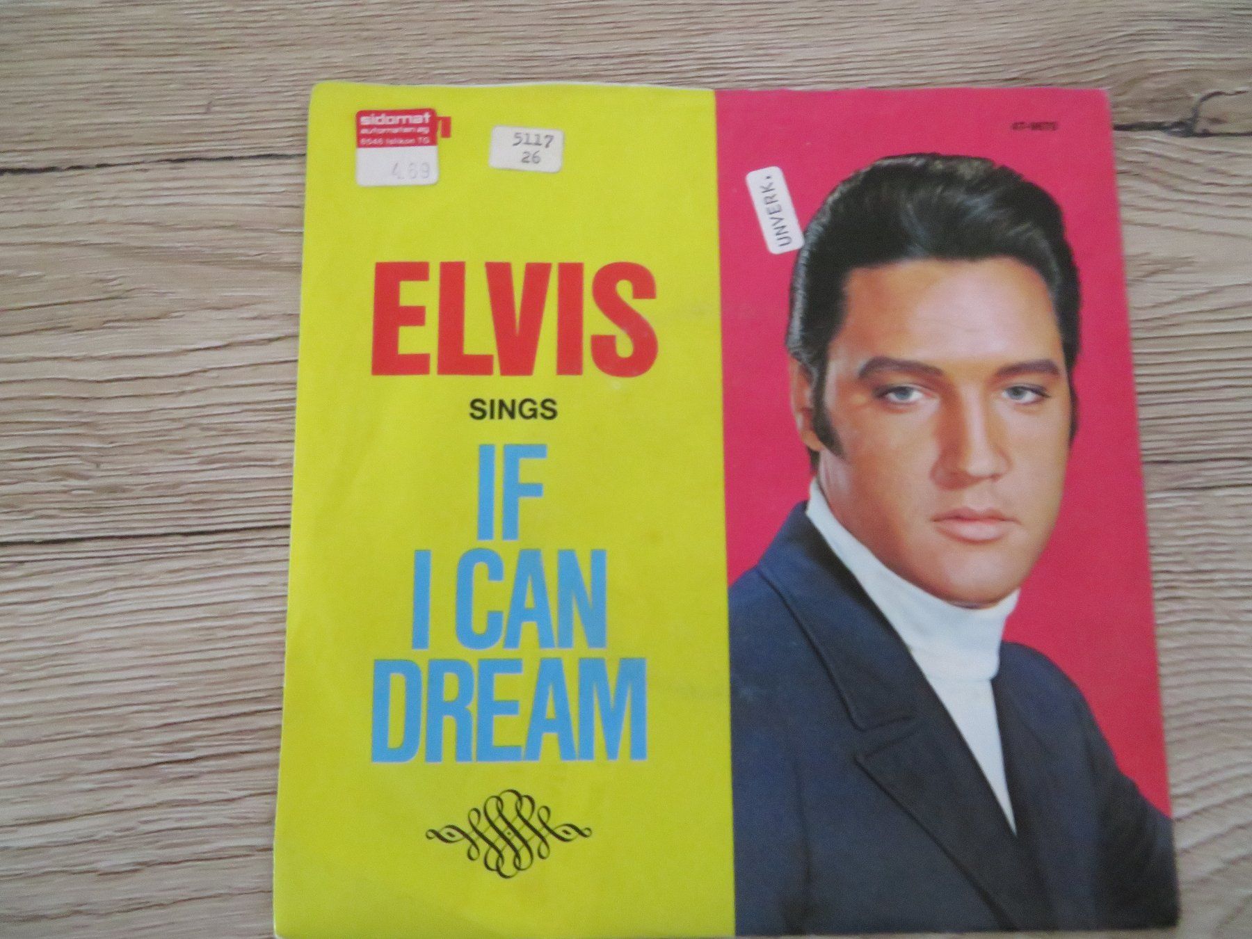 Dischi in vinile: Elvis - If I Can Dream - Schallplatte 45 Single – Nuovo (secondo la descrizione) da Zürich venduto da max_cp5f 2