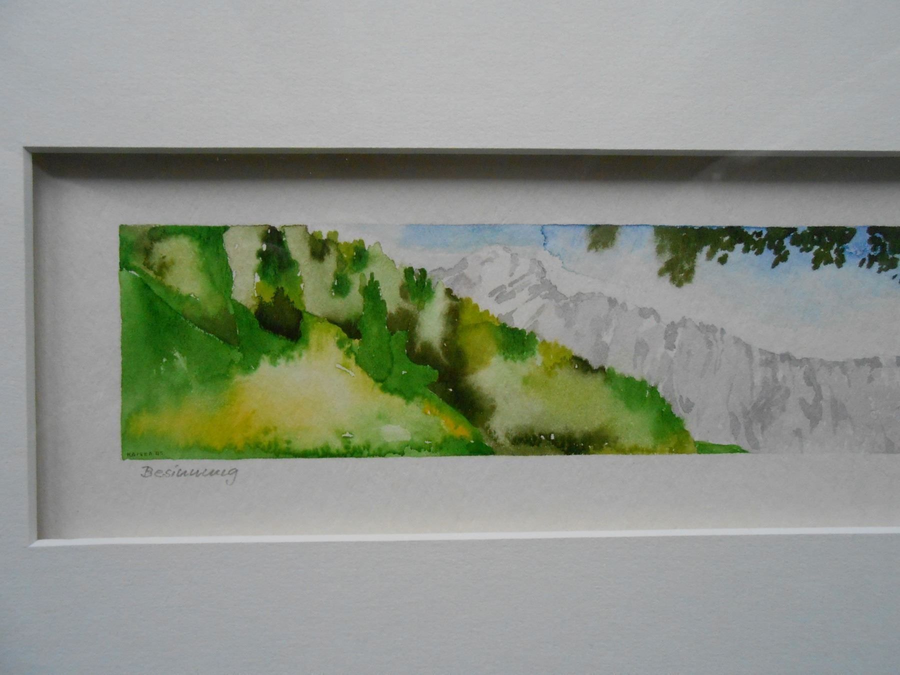 Gemälde: Aquarell CH "Besinnung" GR - (R) – Neu (gemäss Beschreibung) aus Hallwil von pkaiser44 2