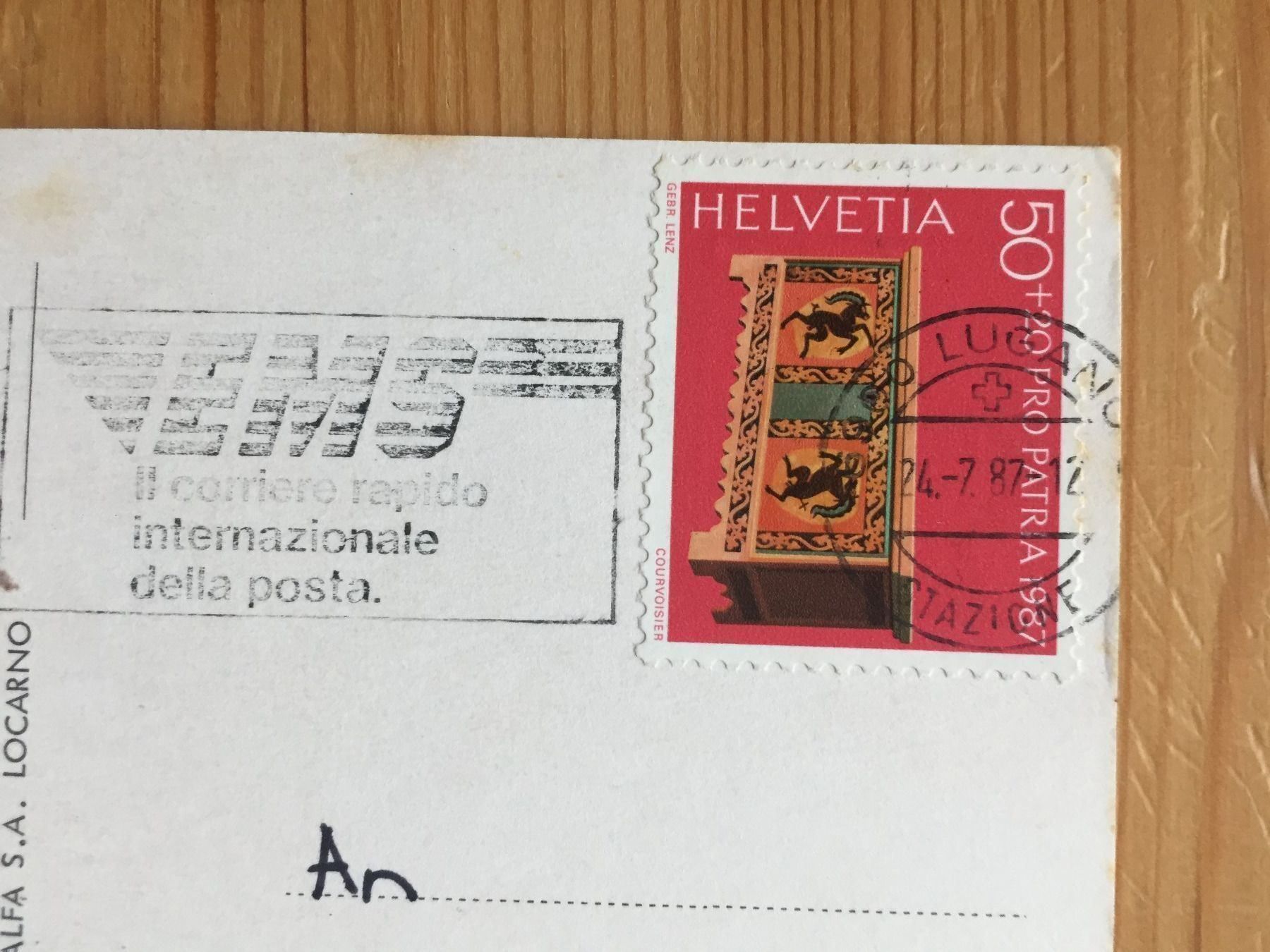 Cartoline postali: Castelrotto - AK 1987 – Usato da Oberuzwil venduto da Henri09 1