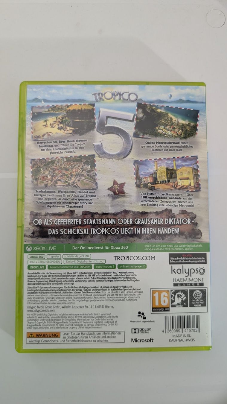 Giochi: Tropico 5 – Usato da Baar venduto da Arthur_Fooksayk 1