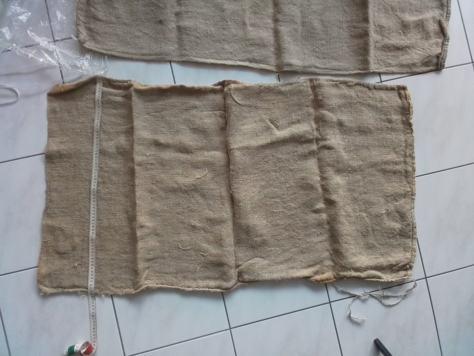 Tessuti: Neuer Jutensack – Nuovo e nell'imballaggio originale da Heimberg venduto da sunny1970