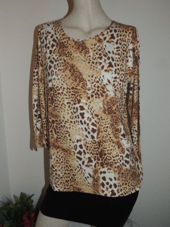SCHÖNES T-SHIRT "GREENVILLAGE" LEO VISCOSE NP 39 CHF NEU M