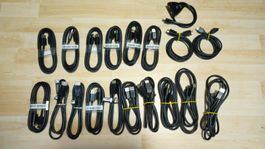 16× DisplayPort-Kabel + 2× HDMI + HDMI-Splitter