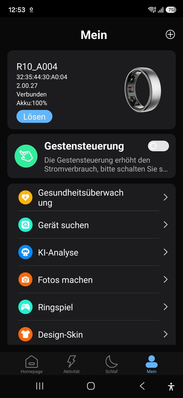 Smart Smartwatch: Smart Ring Grösse 13 Neuwertig – Usato da Bern venduto da Wario 7