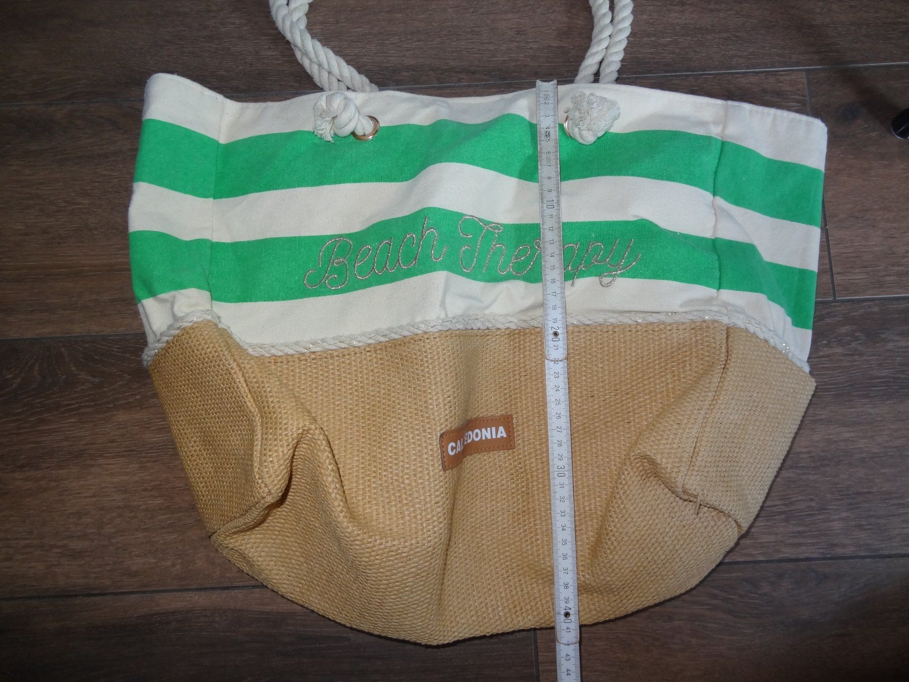 Calzedonia Sacs femmes: Sac de plage Calzedonia rayé vert blanc – D'occasion à Satigny par salvatore73 3