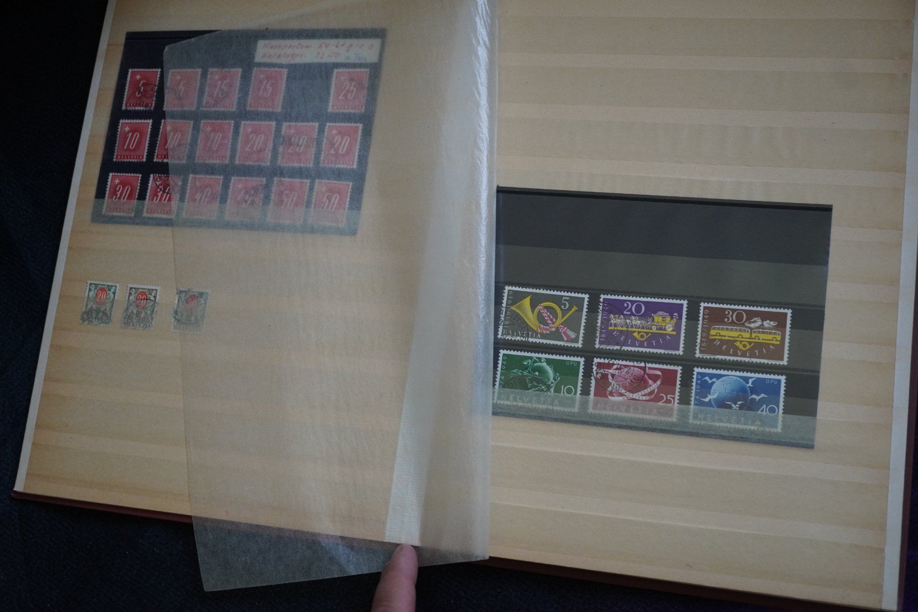 Alle Briefmarken: Briefmarken Sammlung  Braunes  Buch CH – Gebraucht aus Eschenbach SG von craniums 2
