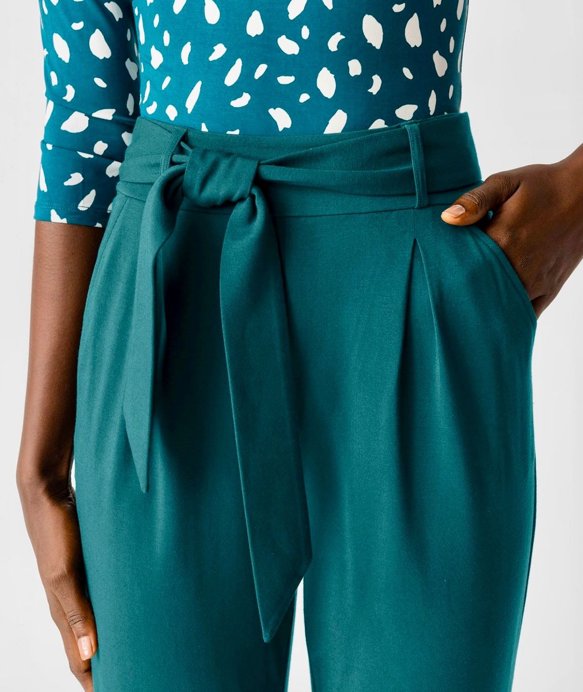 Pantaloni: Les Lunes, Jade pants, Deep Teal, Grösse XL – Nuovo (secondo la descrizione) da Wallbach venduto da paxnic 2