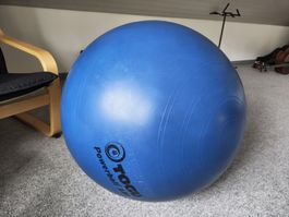 Blauer Powerball XL 75cm made in Germany Gymnastikball