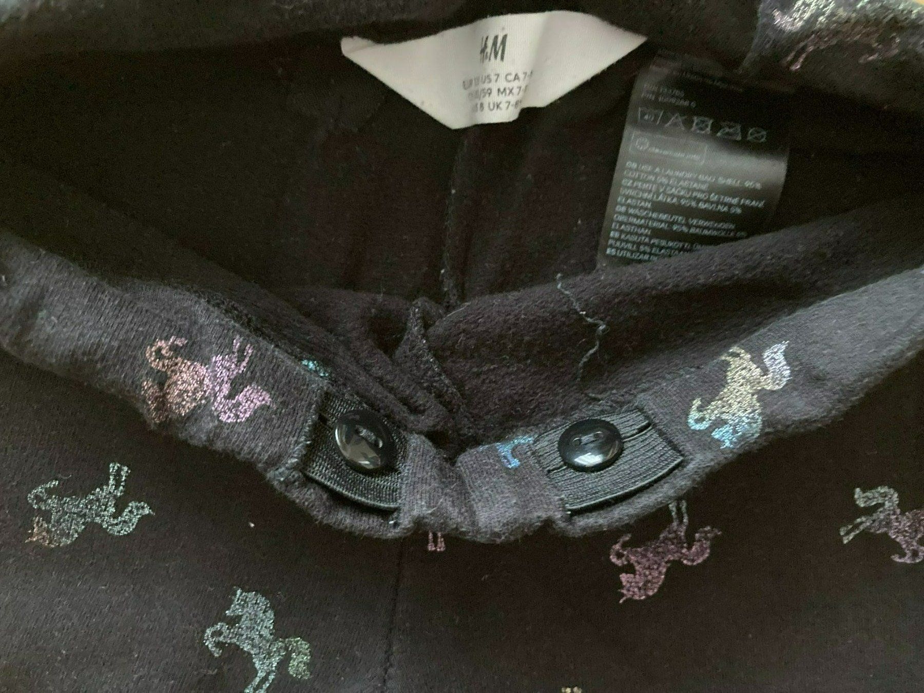 H&M Calze & Collant: Leggins schwarz mit Einhörner – Usato da Muttenz venduto da Juvenile33 3