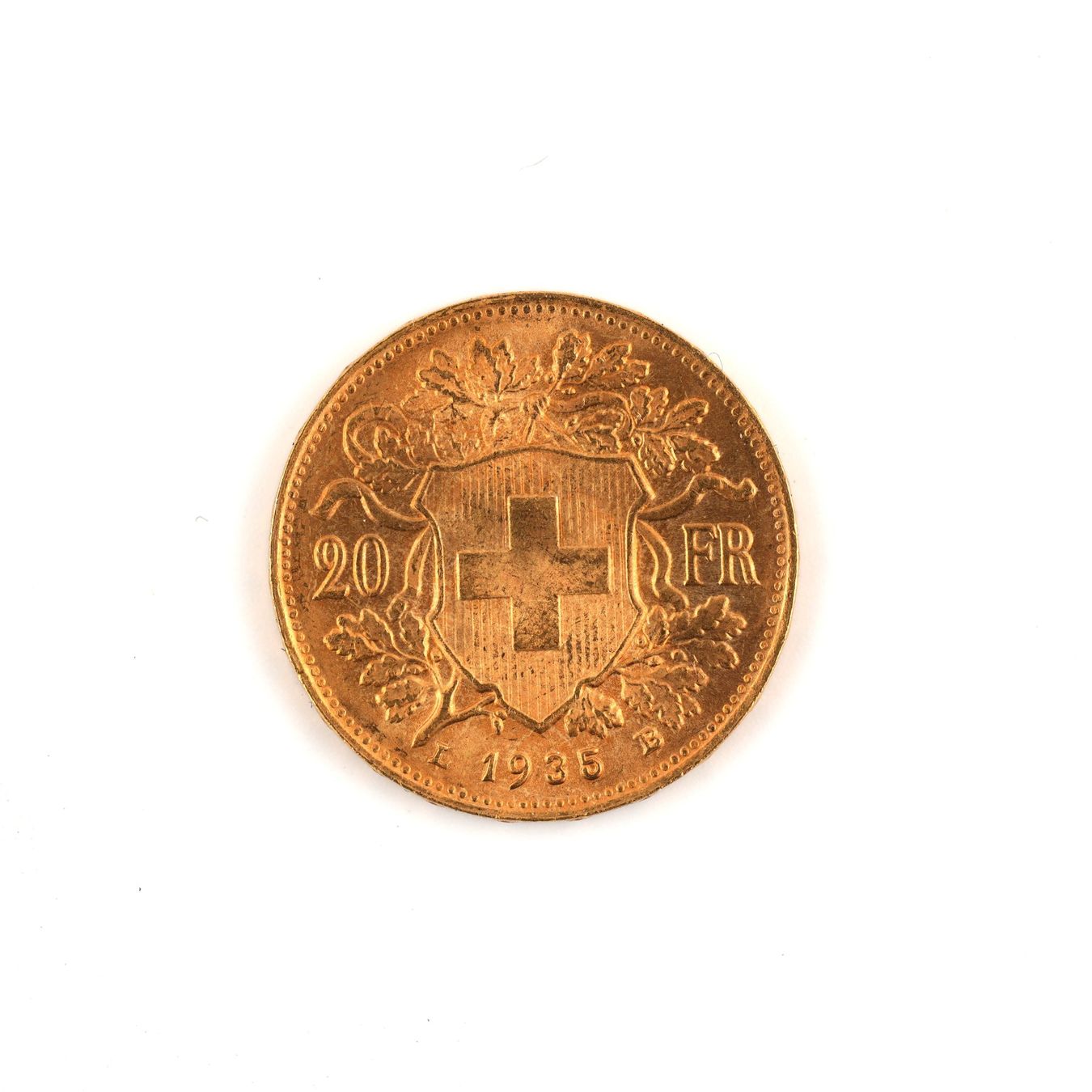 Tutti le monete: Goldvreneli 20Fr 1935 LB – Usato da Basel venduto da Edelmetallhaus.com 1