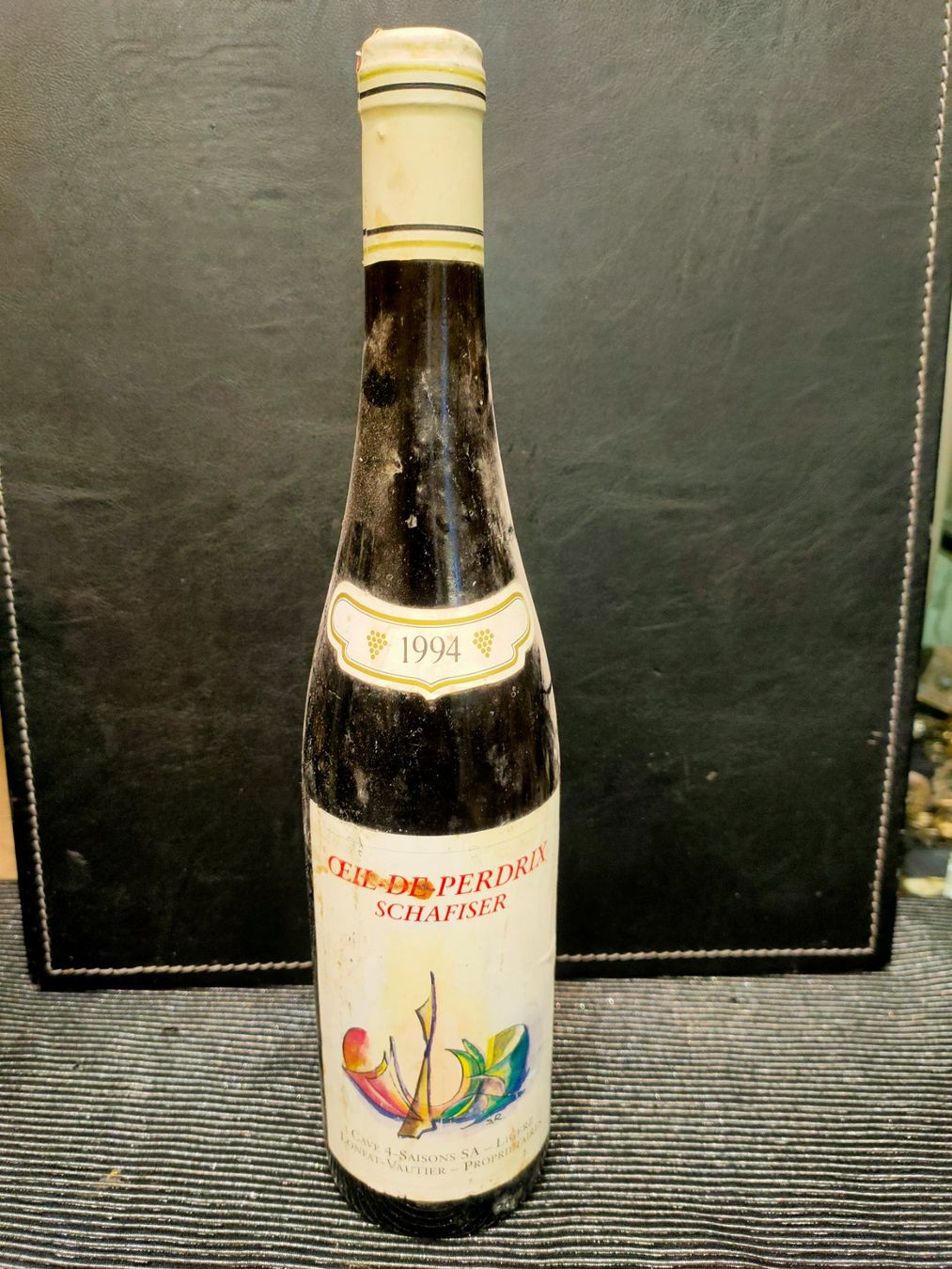 Vins: OEIL DE PERDRIX SCHAFISER 1994 – Neuf (Voir description) à Genève par Leboucheoreilles