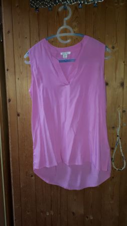 Schöne  pinkfarbene  Sommer Bluse Gr. XS  von Amisu