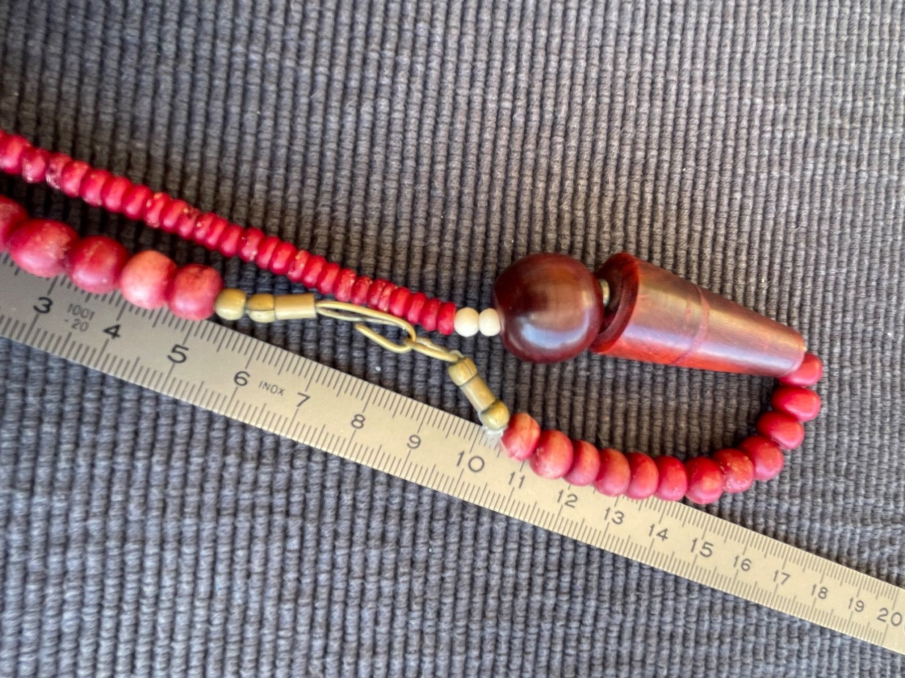 Catenine: Kette mit Holzperlen / Modeschmuck – Usato da Rümlang venduto da euqinom16 2