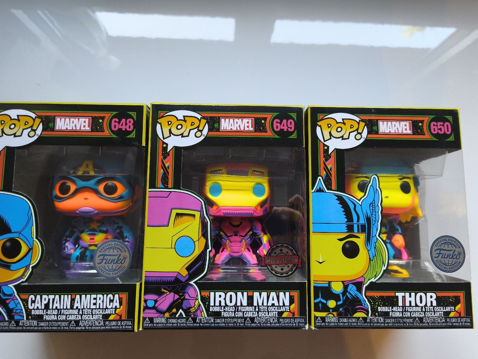 Funko Statuette: Funko Pop Marvel 648, 649, 650 ab 1 Fr – Nuovo (secondo la descrizione) da Rüfenacht BE venduto da Morfius