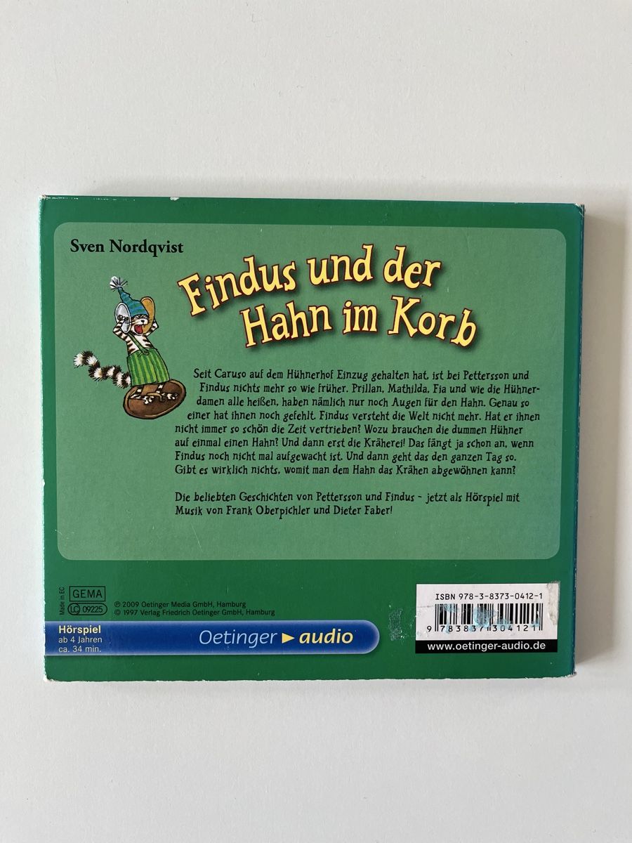 CD: CD Pettersson und Findus – Usato da Zürich venduto da cha_s85j 1