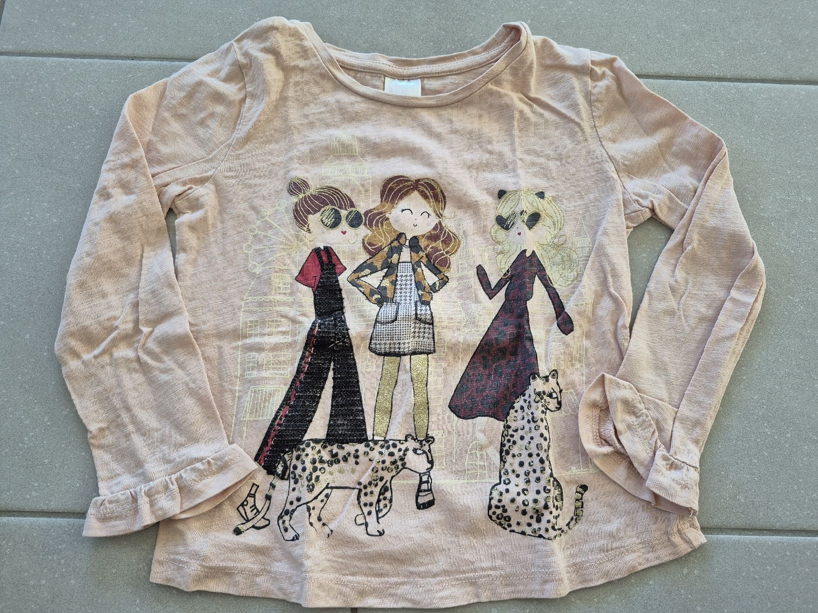 C&A Maglioni & Felpe: Sweatshirt Gr. 110 mit Glitzermotiv – Usato da Ellikon an der Thur venduto da nicibaur