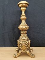 Goldener Altarleuchter, Kerzenständer im Barockstil H 60 cm