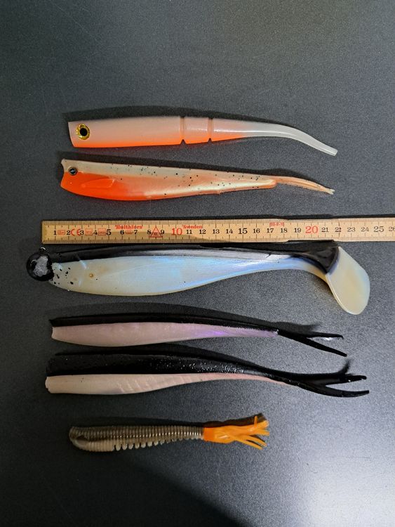 SEABUZZ Gummifische 5er Set - 50mm Köder Für Hecht, Zander & Barsch