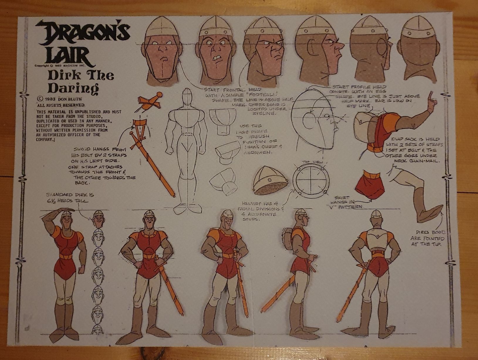 Libri: dragon's lair dirk impression A3 300gr digigraphic – Nuovo (secondo la descrizione) da Oron-le-Châtel venduto da Chrisvintage