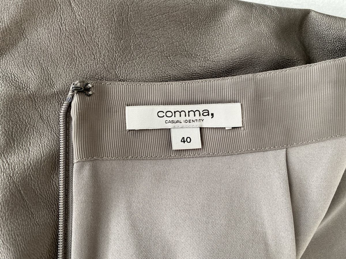 Comma Röcke: Rock von COMMA Grösse 40 Glänzend Taupe – Gebraucht aus Magden von slowia27 5