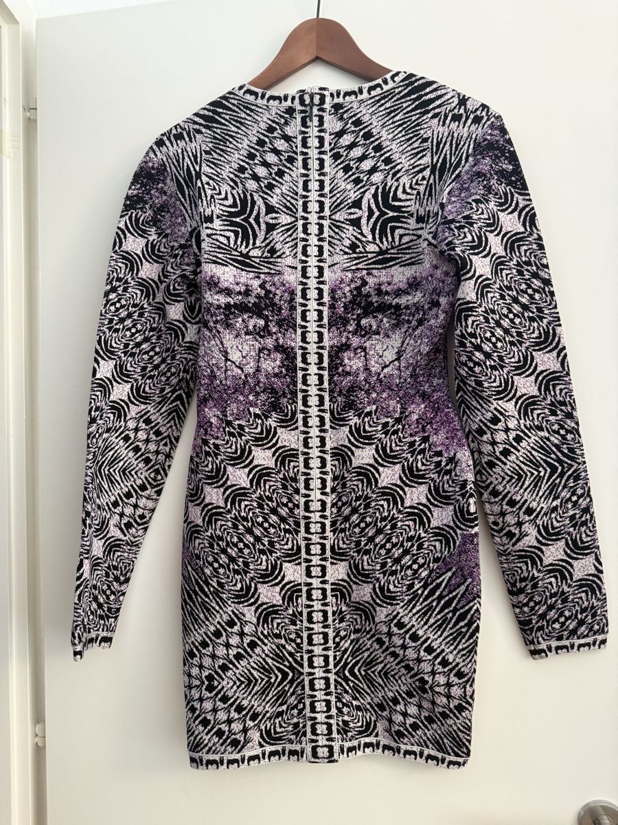 Robes: Robe HERVE LEGER imprimée violette taille M – Neuf (Voir description) à La Croix-de-Rozon par ben_9qlz 1