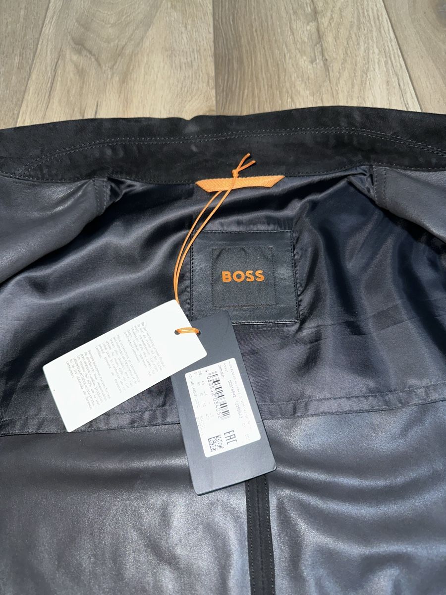 Hugo Boss Giacche: Boss Suede Lederjacke Schwarz – Nuovo e nell'imballaggio originale da Liebefeld venduto da tru_cj95 2