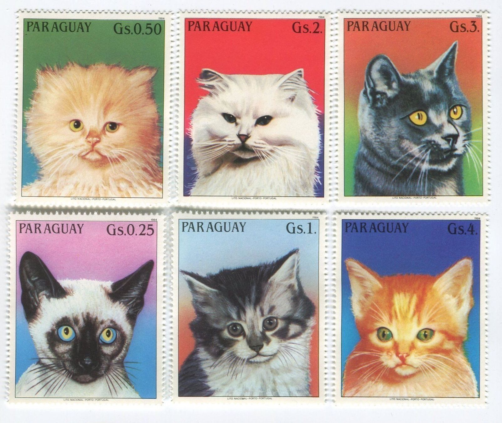 Alle Briefmarken: Briefmarken "Katzen". Paraguay. – Neu und originalverpackt aus Basel von Butsch5